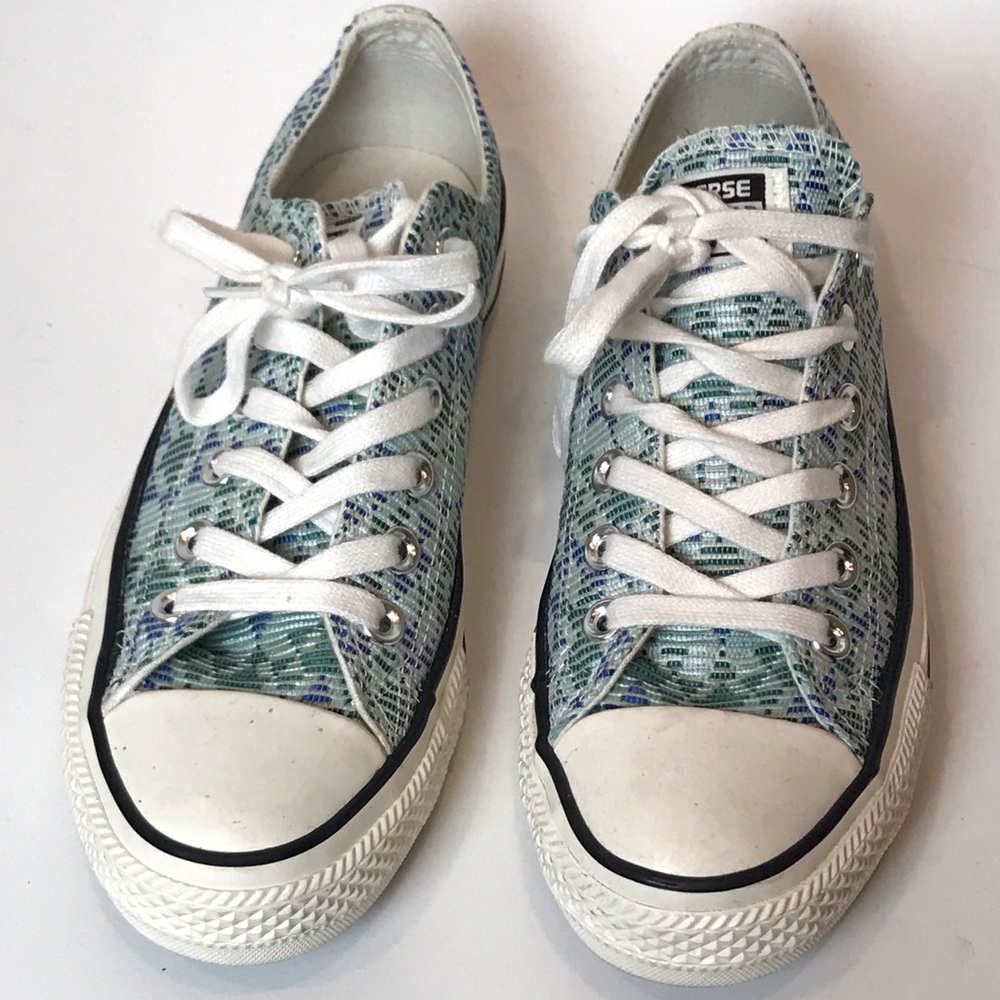 Converse Rebel Teal Sneakers Sz 7